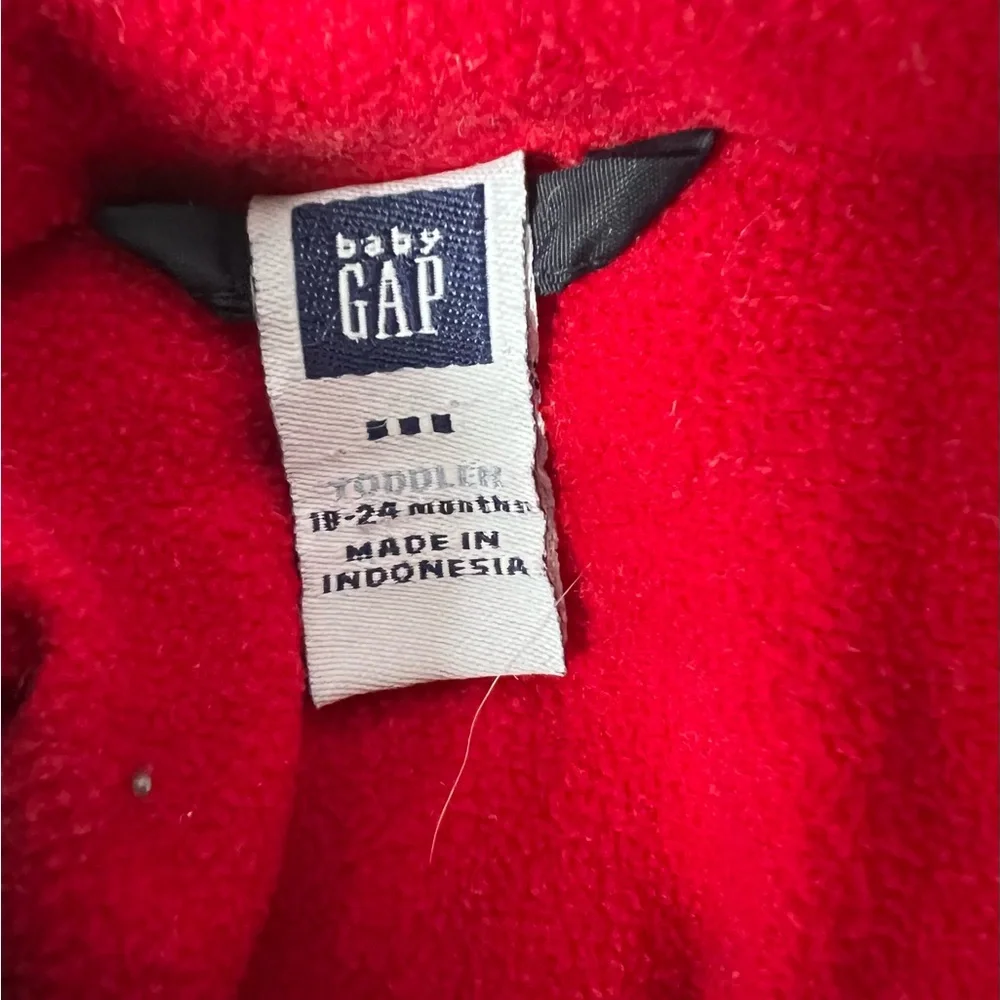 Gap Fleece lined Navy  Blue Puffer Winter Coat